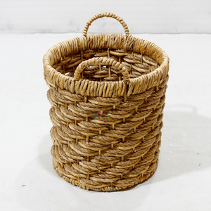 High Quality Modern Natural Water Hyacinth <b>Toy</b> Storage Basket <b>Set</b> Living Room Organizer Bins - Product Image 5