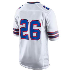 100% Polyester Plus Size Unisex American Football Uniform Jersey with Padded Shoulder Short Sleeve V Neck High Quality Mesh - Product Image 2