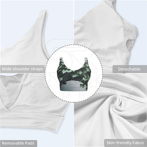 Sujetador Deportivo Sublimado con Estampado Floral Estético para Mujer, Ligero, Cómodo, de Bajo Impacto, Transpirable, para Pilates y Yoga - Product Image 6