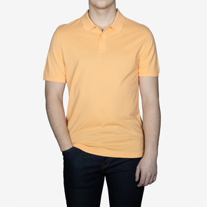 เสื้อโปโลผู้ชายแฟชั่นฤดูร้อน แขนสั้น ทรงเข้ารูป น้ำหนัก 220 กรัม ผ้าแคนวาสระบายอากาศ พิมพ์ลาย ดีไซน์ลายพื้นเรียบ สามารถปรับแต่งได้ - Product Image 3