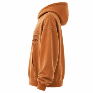 Sudadera con capucha de alta calidad, gruesa, 100% algodón, con logotipo y diseño personalizados, sudaderas con capucha lisas para hombre - Product Image 4