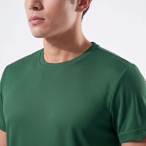 Custom Performance Crew Neck T <b>Shirt</b> Moisture Wicking <b>Polyester</b> Athletic Sportswear Quick Dry Training Gym Tee For Men - Product Image 4