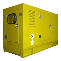 Generator Diesel Tipe Silent 360kVA 400kVA Berpendingin Air 3 Fasa 50Hz 60Hz 24V DC Starter Elektrik untuk Pabrik