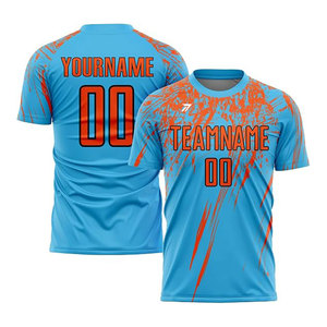 ชุดฟุตบอล Dri-FIT สำหรับผู้ชายและเยาวชน ระบายเหงื่อได้ดี น้ำหนักเบา รับสกรีนโลโก้และหมายเลขทีม ผลิตตามแบบ OEM ขายส่ง - Product Image 2