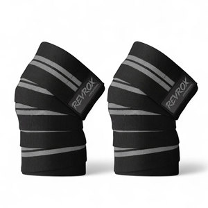 Equipo de Gimnasio Profesional para Levantamiento de Pesas con Logotipo Personalizado, Rodilleras y Coderas Ajustables de Nailon Elástico Suave para Adultos, Personalizables - Product Image 4
