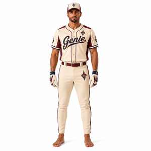 Uniforme de béisbol moderno con tela cómoda, costuras duraderas y un ajuste atlético para el juego competitivo. - Product Image 1
