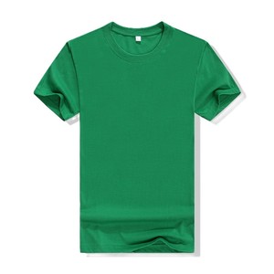 เสื้อยืดคอกลมผู้ชาย CVC 180 กรัม ราคาโรงงานบังกลาเทศจีน รับสกรีนโลโก้ เสื้อยืดแขนสั้นสำหรับชุดทำงาน - Product Image 4