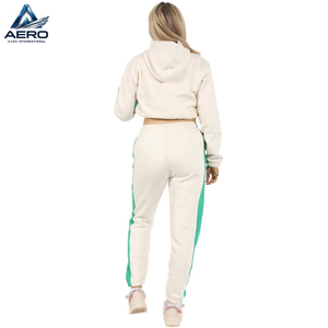 2026 Top Demand Product Women Tracksuit Long Sleeve Crop Tops Pants <b>Sets</b>, In Best Price Plus Size Ladies Gym Crop Tracksuits - Product Image 3