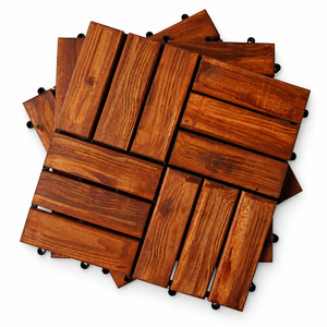Azulejos cuadrados de madera de acacia de primera calidad, 8 listones, diseño moderno ecológico, superficie de bloqueo para exteriores, proveedor de Vietnam de alta calidad - Product Image 1