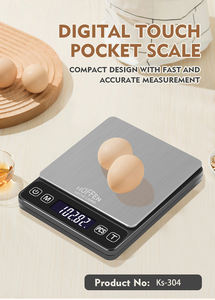 Báscula Digital de Cocina Portátil Inteligente Multifuncional Rectangular de ABS con Batería y Medición de Peso - Product Image 6