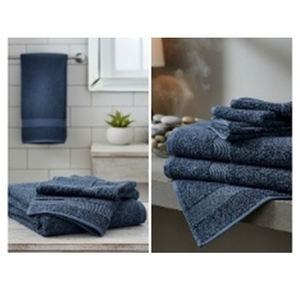 Distributeur en gros vendant des serviettes de bain en polycoton de haute qualité, confortables, tissées avec soin pour la nature, à séchage rapide, en provenance d'Inde. - Product Image 1