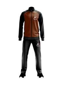 Sweat-Wicking Spandex <b>Polyester</b> <b>Tracksuit</b> with Drawstring Closure Men's <b>Tracksuit</b> - Product Image 3