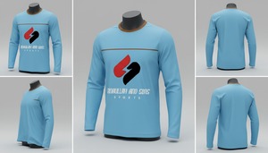 T-shirt en coton de qualité supérieure pour homme, doux, respirant, à manches longues, décontracté, uni, design personnalisé, vente en gros - Product Image 4