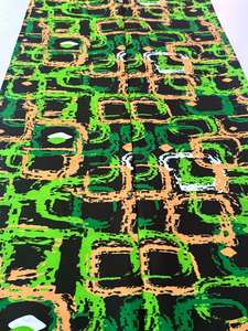 Tissu Coton Ankara Véritable Wax Africain de 6 Yards, Motifs Traditionnels Type Pagne pour la Mode et le Marché du Botswana - Product Image 5