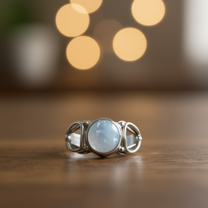 Moonstone Fashion <b>Ring</b> 2.5 Grams Weight - Product Image 3