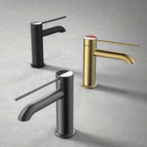Kaiping di lusso golden brass bagno oro rubinetto del bacino - Product Image 1