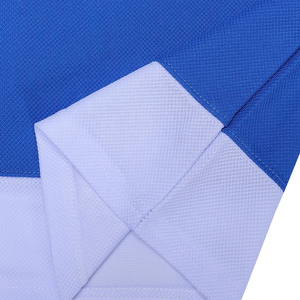 Custom Blue Winter Ice Hockey Jersey V-Neck Half Sleeve 100% Polyester Moisture Wicking Breathable Front Unisex Adult Uniform - Product Image 5