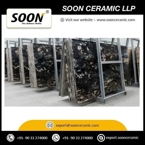 Dalle de granit moderne en titane doré, de qualité export indienne, légère, écologique, durable, finie et polie, en pierre naturelle. - Product Image 4