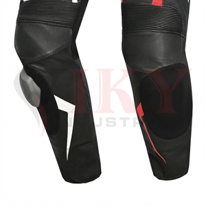 ชุดมอเตอร์ไซค์แข่ง Alpinestar สีดำ แดง ขาว หนังแท้ ได้รับมาตรฐาน CE ไซส์พลัส ประสิทธิภาพสูง กันลม ป้องกันได้ดี ทรงเข้ารูป - Product Image 6