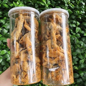 ตัวอย่างฟรี ขายส่ง ปลาแซลมอนอบกรอบ แผ่นหนังปลา รสไข่เค็ม อาหารทะเลอบกรอบ บรรจุภัณฑ์สุญญากาศ ทอด 1 กก. - Product Image 4