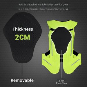 Nuevo Chaleco de Seguridad con Airbag de Segunda Generación, Resistente al Desgaste, Anti-caídas, 100% Algodón, Inflable, para Motociclismo - Product Image 6