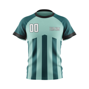 Custom Made Luxury Streetwear Regular Fit V Neck Soccer Football Jersey Print Eco-Friendly Breathable Quick Dry High Street - Product Image 1