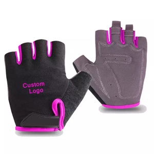 Half-Finger Leather Breathable Comfortable Drawstring Closure Non-Slip Racing <b>Gloves</b> for Outdoor Sports Bicycle Riding - Product Image 1