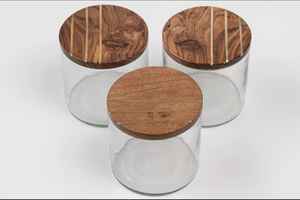 Pot à bougie en verre mat transparent de haute qualité, vente en gros au meilleur prix de gros - Product Image 4