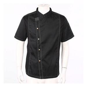 Uniforme de Chef Unisex de Manga Larga y Corta, Personalizado para Restaurante, Bar, Hotel, Camarero y Chef, Chaqueta Hecha de Lona - Product Image 3