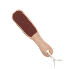 Lima de pies de acero inoxidable de doble cara con lima de esmeril para eliminar callosidades y piel dura, exfoliante para pedicura, personalizable - Product Image 2