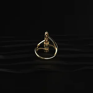 Premium Diamond <b>Ring</b> 4 Stone <b>Split</b> Shank Engagement <b>Ring</b> Sustainable Diamond <b>Ring</b> Lab Grown Diamond <b>Ring</b> New Design For Women's. - Product Image 4