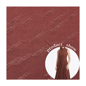 ผ้าแจ็คการ์ดโพลีเอสเตอร์คุณภาพสูงสำหรับชุดโยคะและชุดลำลอง - Product Image 1
