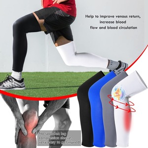 WARPRO - Mangas de Compresión Largas para Piernas, Antideslizantes, Soporte Deportivo para Correr, Baloncesto, Fútbol, Ropa Personalizada OEM - Product Image 3
