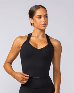 Débardeurs d'été ajustés pour femmes, sans manches, col rond, style décontracté, couleur unie, tricotés - Product Image 4