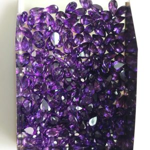 Ametista Africana Natural, Corte Pera de 6x4MM, Color Morado, Gema Suelta de la Mejor Calidad para Joyería - Product Image 4