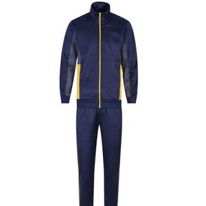 Chándal Azul Marino para Hombre INDEX, con Cierre Completo, Estilo Deportivo con Bloques de Color, Corte Regular, para Otoño, 100% Poliéster - Product Image 2