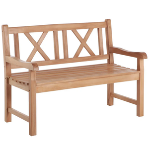 Banco de Patio Vello de Teca, Muebles de Jardín de Diseño Tradicional, Madera Maciza Resistente, 4 Plazas, Apariencia Moderna, Personalizable - Product Image 2