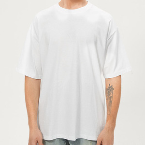เสื้อยืดโอเวอร์ไซส์ทรงยุโรปและอเมริกา แบบยูนิเซ็กซ์  น้ำหนัก 260 กรัม สีพื้น แขนสั้น  รับผลิตตามแบบ OEM  เสื้อยืดผู้ชาย Nofyan Ind - Product Image 1