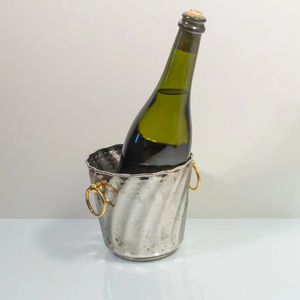 Custom Logo Vintage Color Large Champagne <b>Ice</b> Bowl 8L/12L Luxury Stainless Steel Bar Beer Wine Bottle <b>Cooler</b> Party <b>Ice</b> Bucket - Product Image 1
