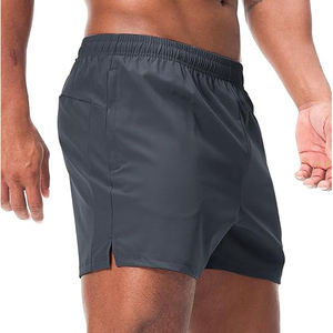 Pantalones Cortos Deportivos Antipilling para Hombre, Secado Rápido, Ligeros, Transpirables, Elásticos, Superficie Resistente - Product Image 2