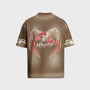 เสื้อยืดผู้ชายลายกราฟิกวินเทจพิมพ์ลายสกรีน  ผ้าคอตตอนหนานุ่ม  ทรงหลวม  พิมพ์ลายตามสั่ง  โลโก้สั่งทำได้  ผ้าคอตตอน 100% - Product Image 1