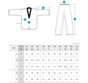 Uniforme de Taekwondo Personnalisable Léger, Respirant et Doux de Haute Qualité 2026 Blanc - Product Image 3