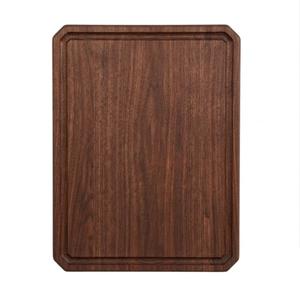 Tabla de cortar de madera de nogal macizo natural de alta calidad para uso en la cocina, bandeja para servir verduras y queso - Product Image 4