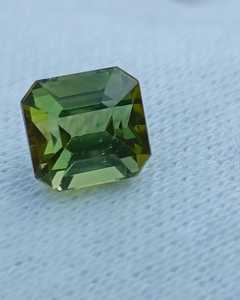 Turmalina Verde Natural, Corte Asscher, Gema Suelta, Piedra Facetada de Primera Calidad para Joyería - Product Image 4