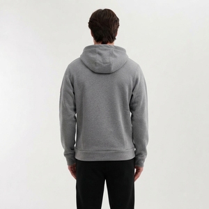 Sudadera con capucha personalizada de algodón puro de 500 g/m² con media cremallera, hombros caídos, estilo urbano, informal, cortavientos, antipilling, oversize - Product Image 6