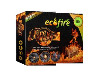 Cubes allume-feu inodores en sciure de bois naturelle écologique Plaques allume-feu et cubes de feu pour feux de camp Cheminées BBQ Grills - Product Image 6