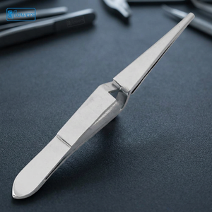 Pointed Tip Stainless Steel Eyebrow Tweezers Durable Modern Design - Product Image 3