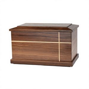 Natural Pine American Style Urn <b>Pet</b> & Adult <b>Memorial</b> Ashes Display Customized Cremation Decorative Storage <b>Box</b> Biodegradable - Product Image 2