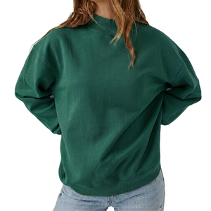 Sudadera Oversize de Cuello Alto para Mujer, Estilo Casual Elevado, Manga Larga, Producción de Marca Privada - Product Image 1