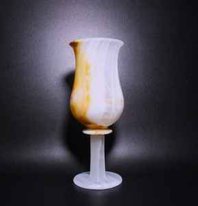 Ensemble de verres à vin en onyx faits à la main, gobelets uniques en pierre naturelle, vaisselle de bar de luxe, cadeau, décoration de mariage et de maison - Product Image 3